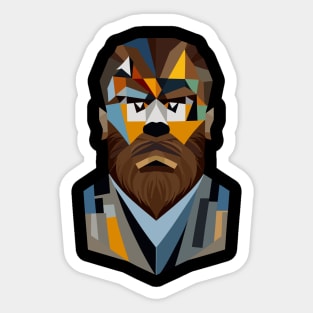 Portrait of Chewie Sticker